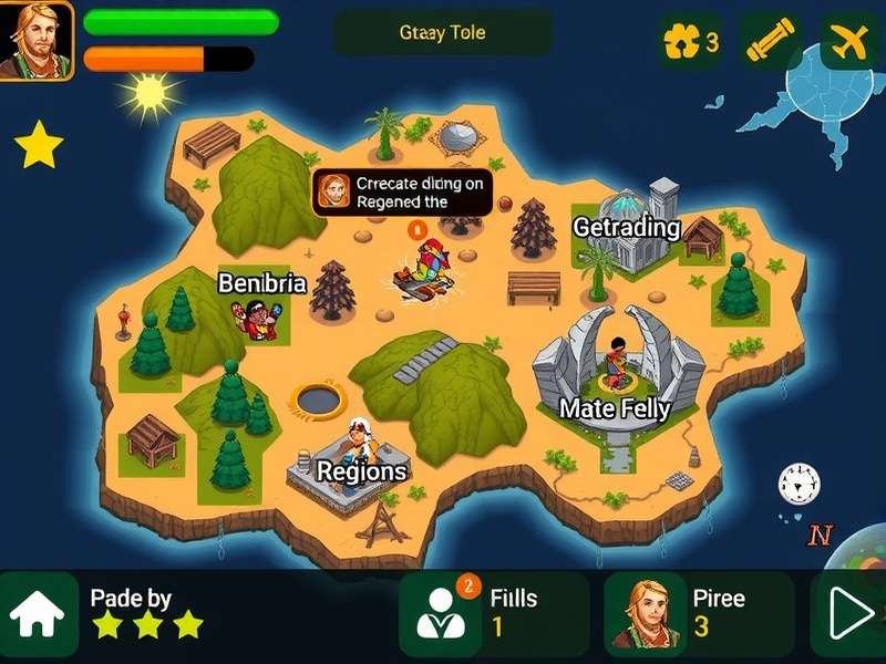 Asafoetida Legendary Tales world map showing different regions